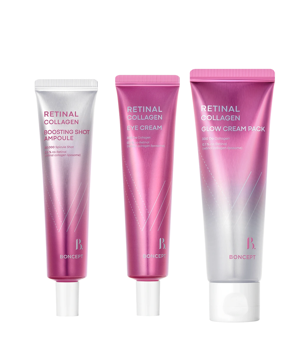 본셉 레티날 콜라겐 3종 세트 (앰플, 아이크림, 글로우팩)_