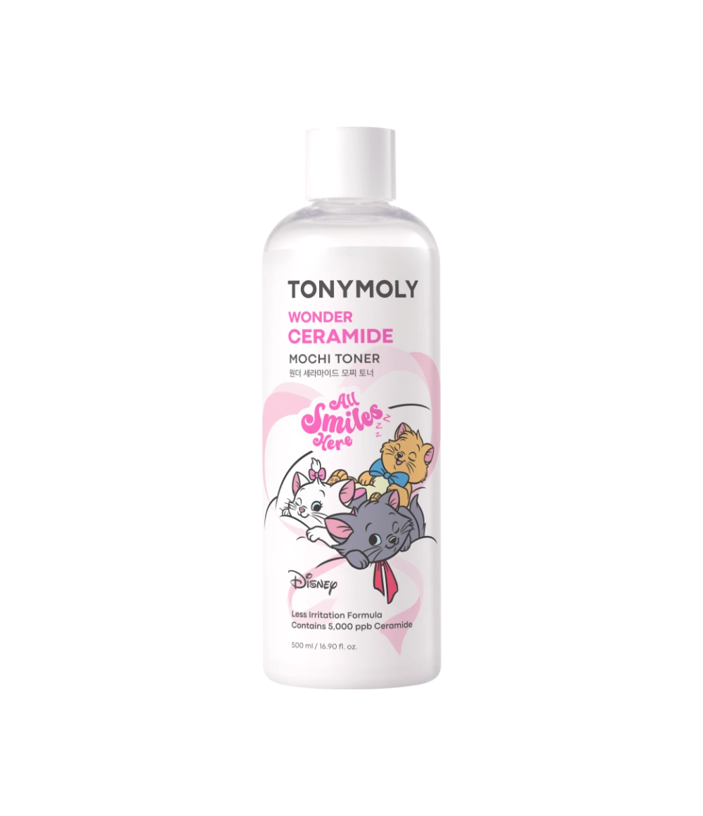 (1+1) [디즈니 마리 콜라보] 원더 세라마이드 모찌 토너 500ml_