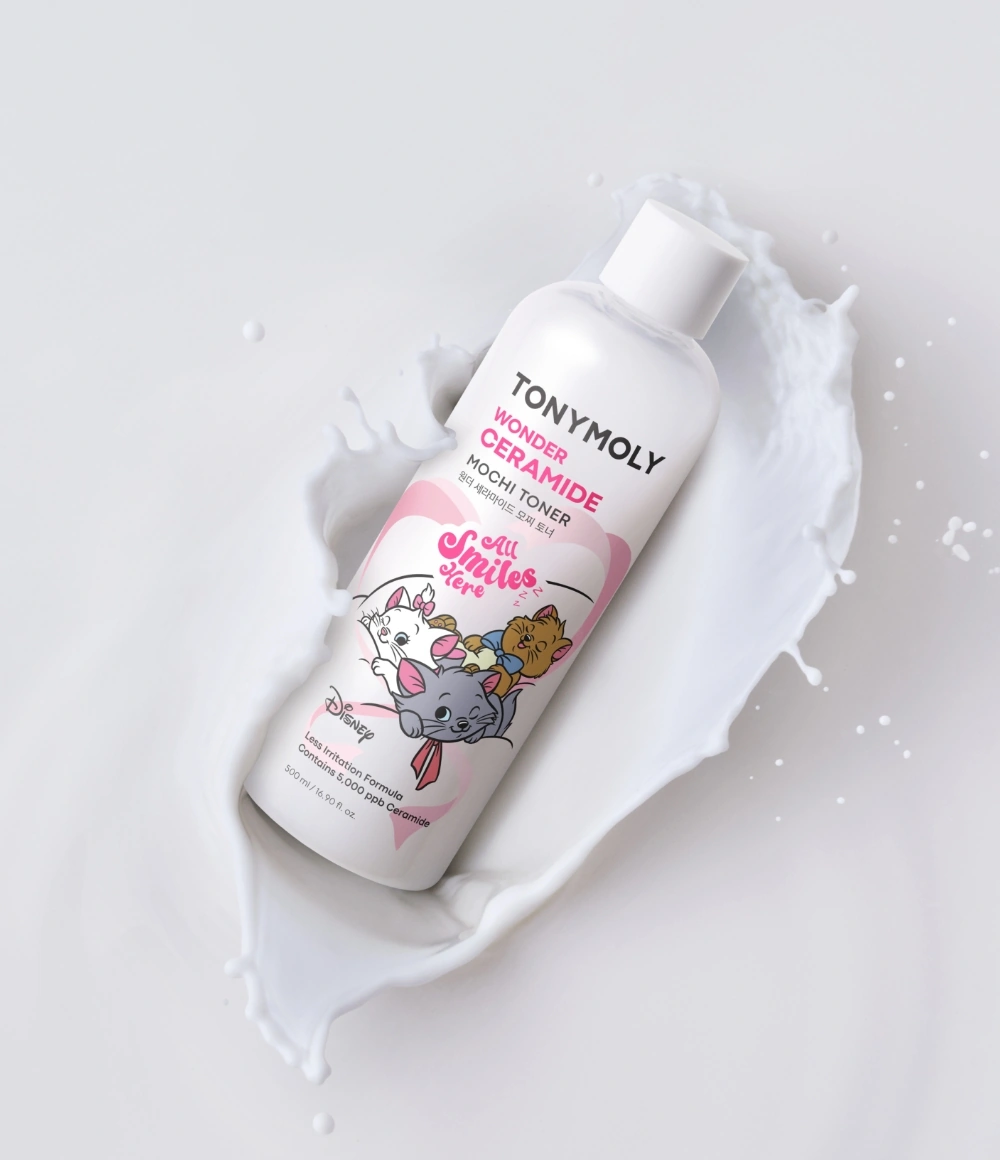 (1+1) [디즈니 마리 콜라보] 원더 세라마이드 모찌 토너 500ml_