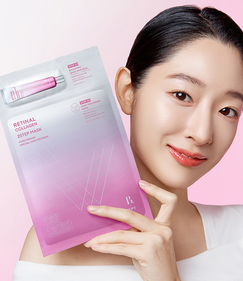 본셉 레티날 콜라겐 투스텝 마스크 시트_1