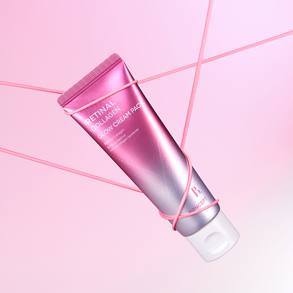 본셉 레티날 콜라겐 글로우 크림 팩 연출 이미지