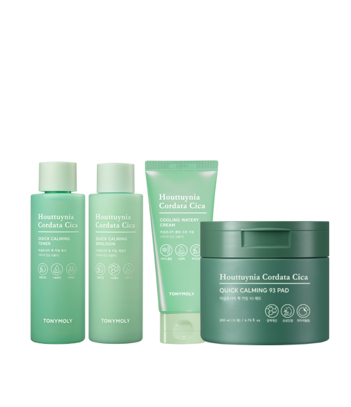 어성초 4종 세트 (패드+토너+에멀전+수분 크림 90ml)_