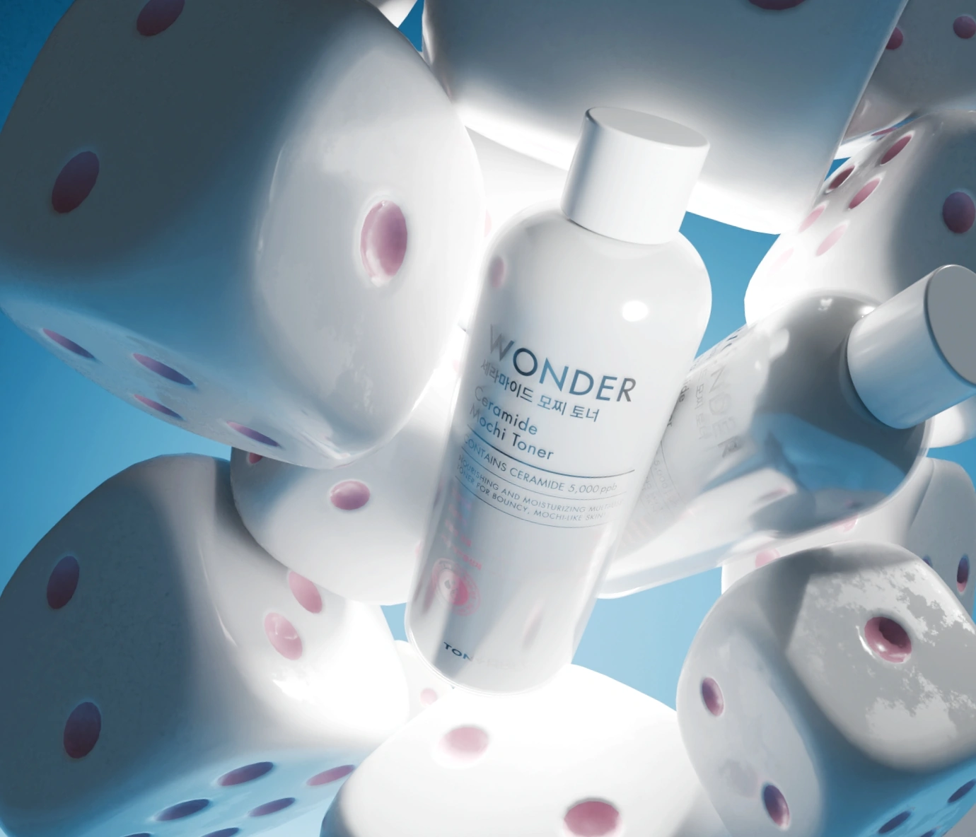 무너지지 않는 보습 탄력
원더 세라마이드 모찌 1+1