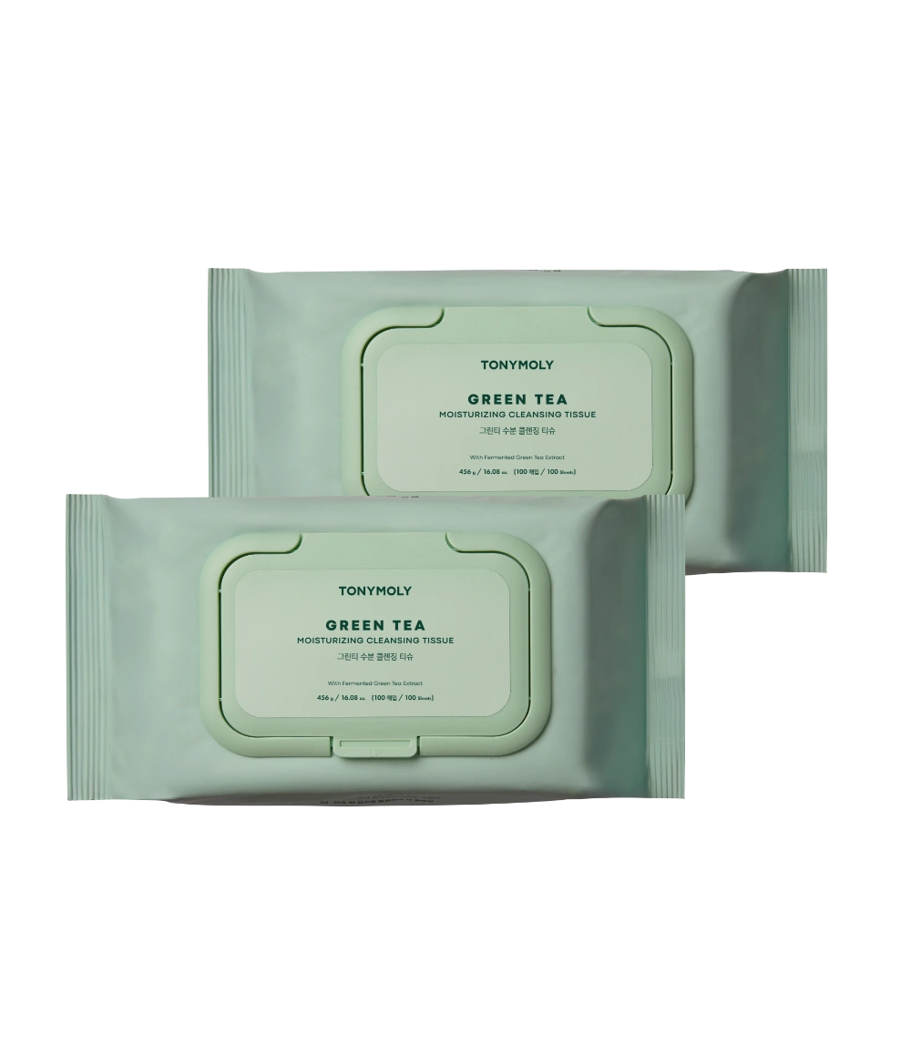 그린티 수분 클렌징 티슈 세트 (200매)_1