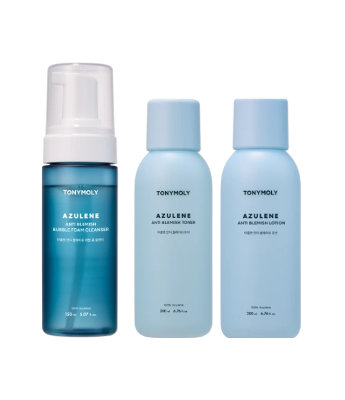 (SET) 아줄렌 안티 블레미쉬 2종 세트 + 버블 폼 클렌저_