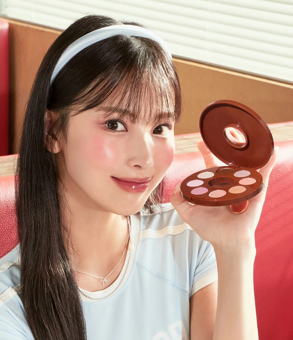 [주토피아] 아이톤 도넛 아이섀도우 팔레트 + 브러쉬 5종 세트_
