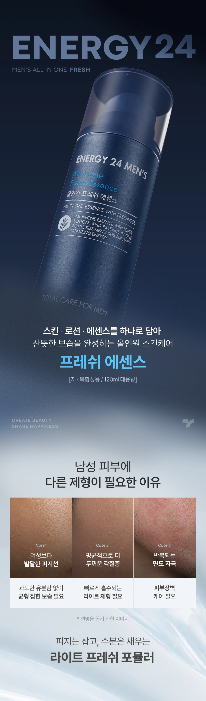 에너지24 맨즈 올인원 프레쉬(energy 24 mens all in one fresh essence)