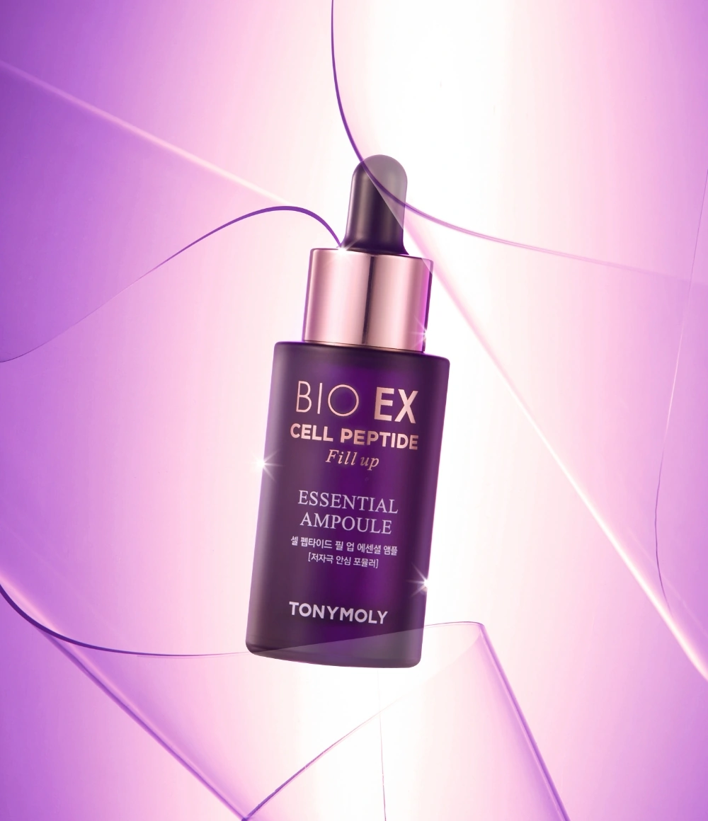 바이오 이엑스 셀 펩타이드 필업 에센셜 앰플 연출 이미지