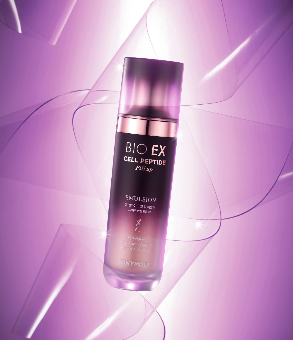 바이오 이엑스 셀 펩타이드 필업 에멀전 연출 이미지