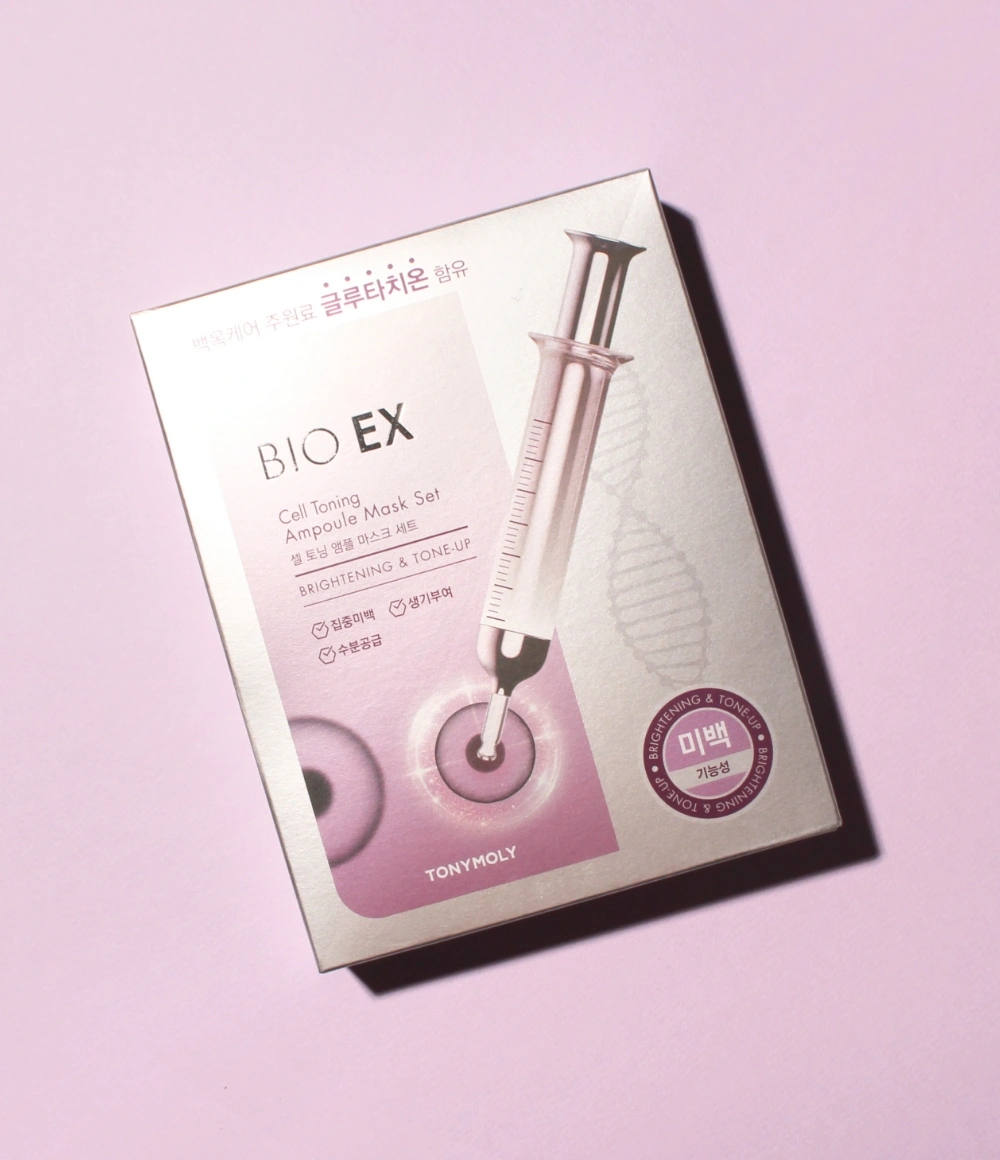 바이오 이엑스 셀 토닝 앰플 마스크 세트 연출 이미지