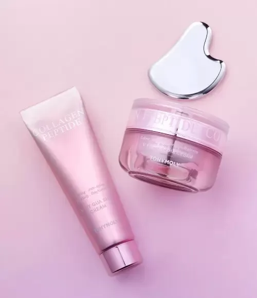 콜라겐 펩타이드 브이핏 괄사 크림 기획 세트 (본품50ml+괄사+리필50ml)_1