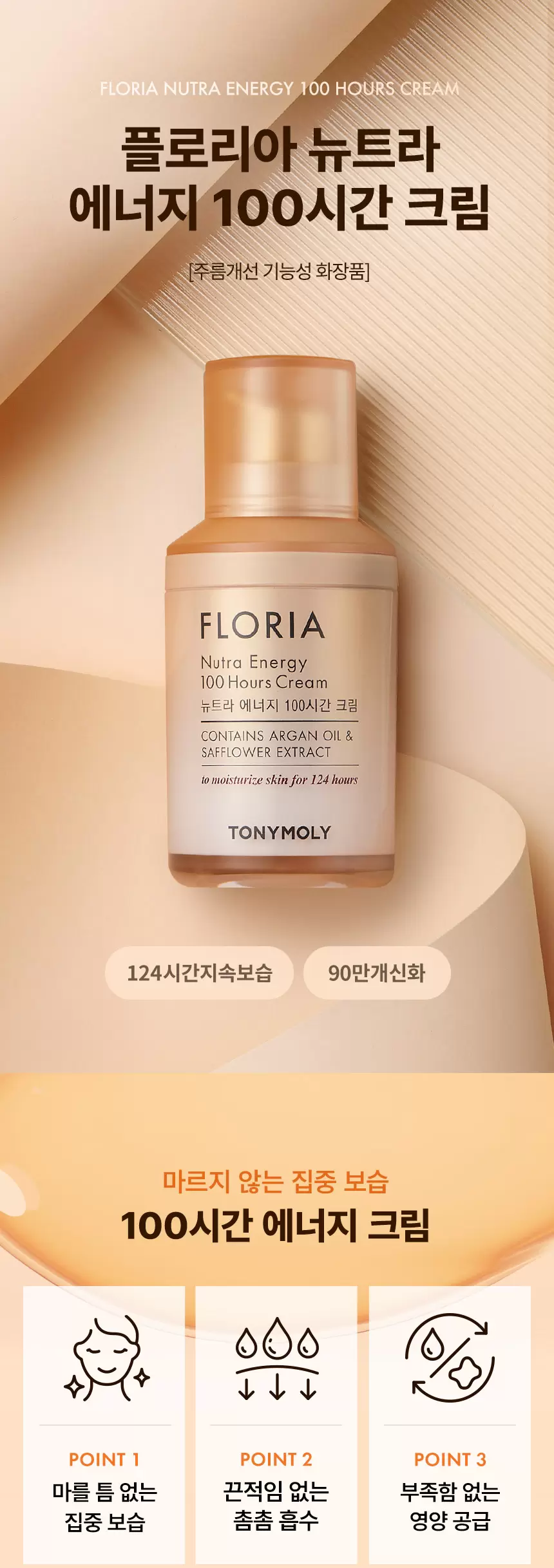 [대용량]플로리아 뉴트라 에너지 100시간크림(floria nutra energy 100 hours cream3)