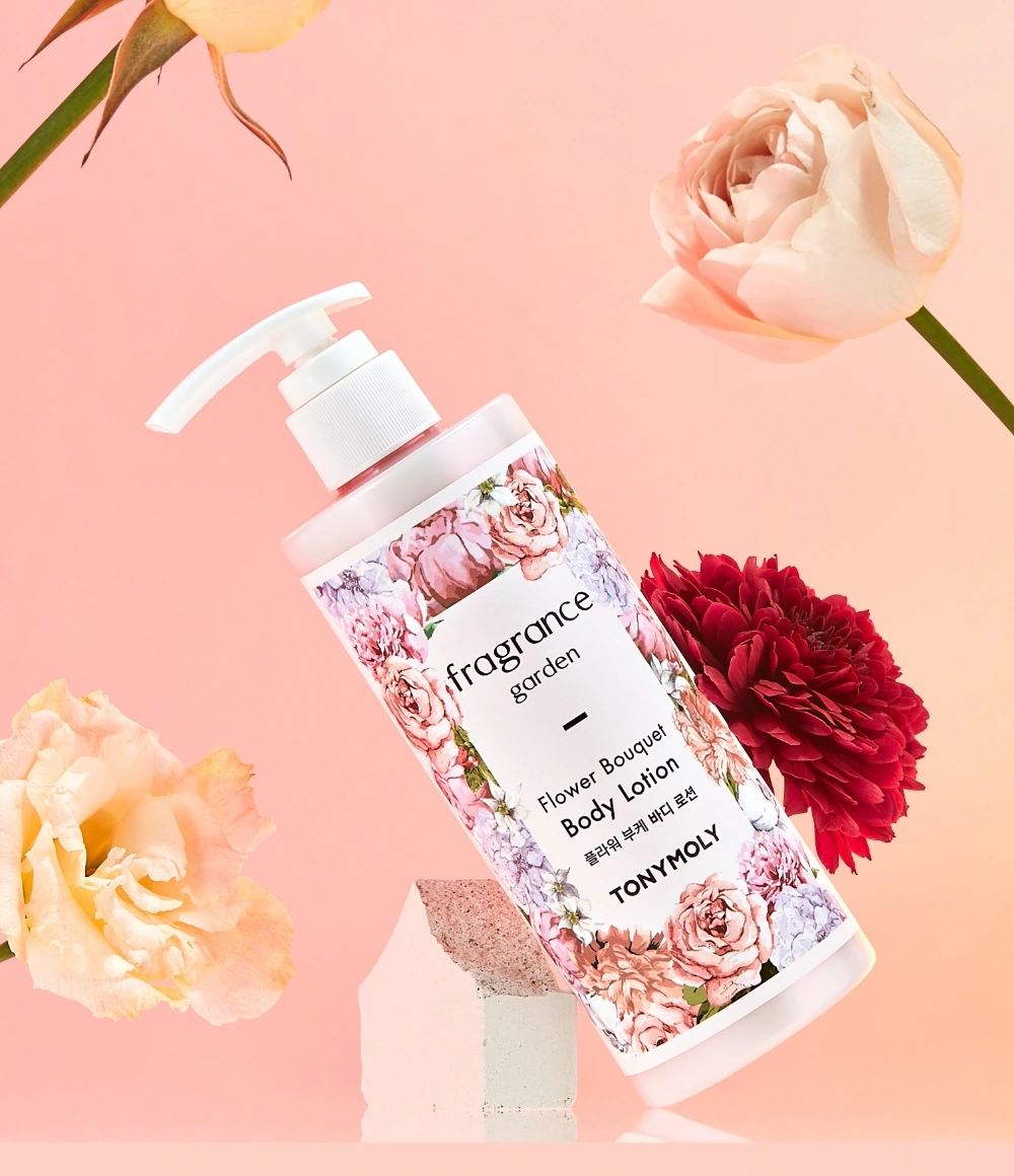 (1+1) 프레그런스 가든 플라워 부케 바디로션 연출 이미지