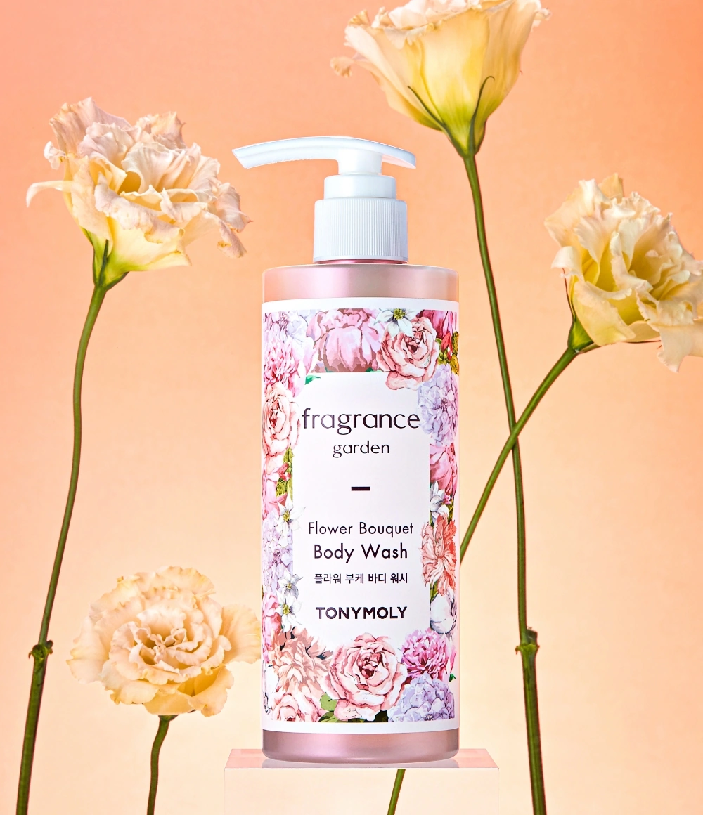 (1+1) 프레그런스 가든 플라워 부케 바디워시 연출 이미지