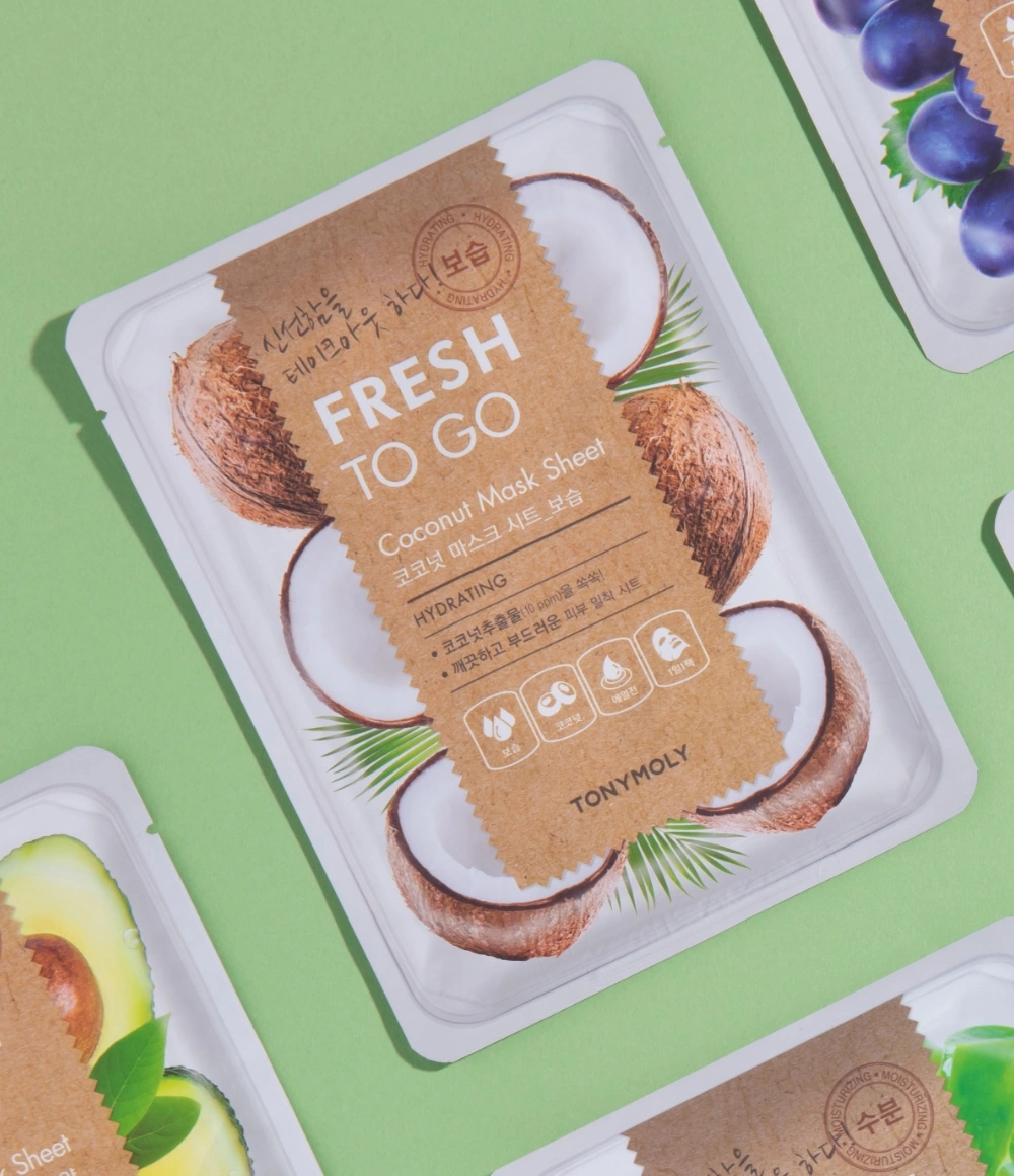 (10+10) 프레쉬투고 마스크 시트 코코넛 연출 이미지