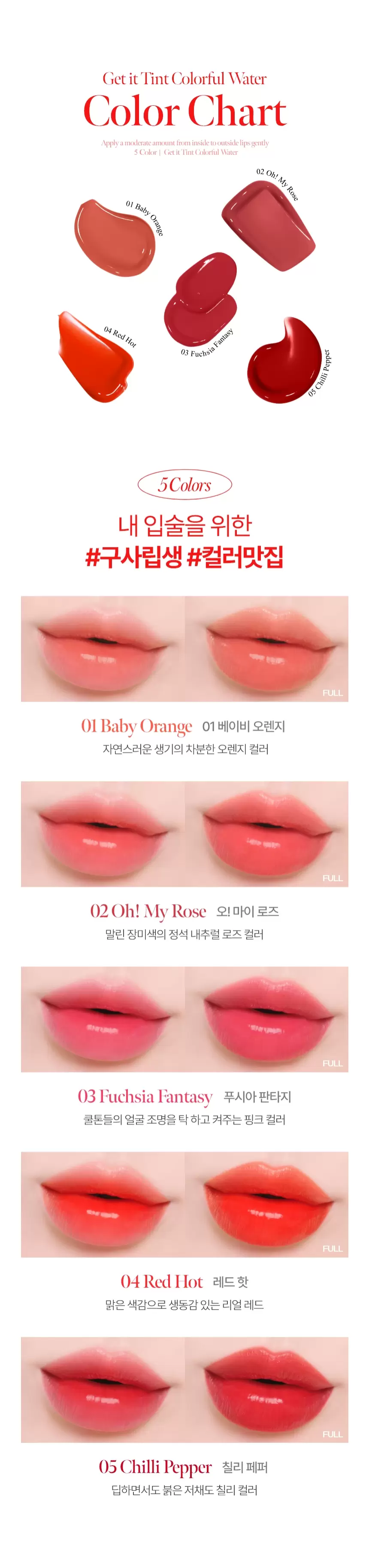 겟잇 틴트 컬러풀 워터(get it tint colorful water)