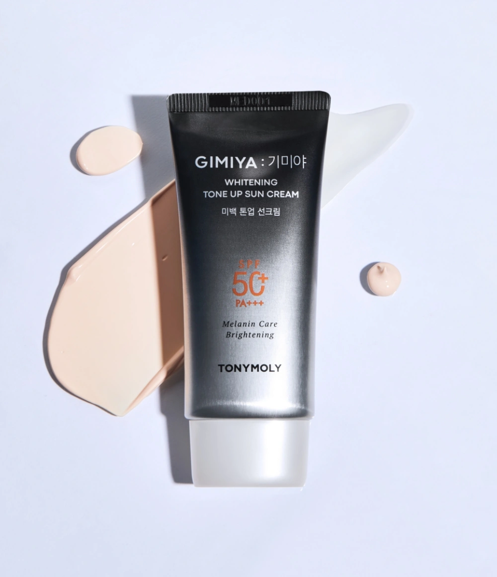 (1+1) 기미야 미백 톤업 선크림 연출 이미지
