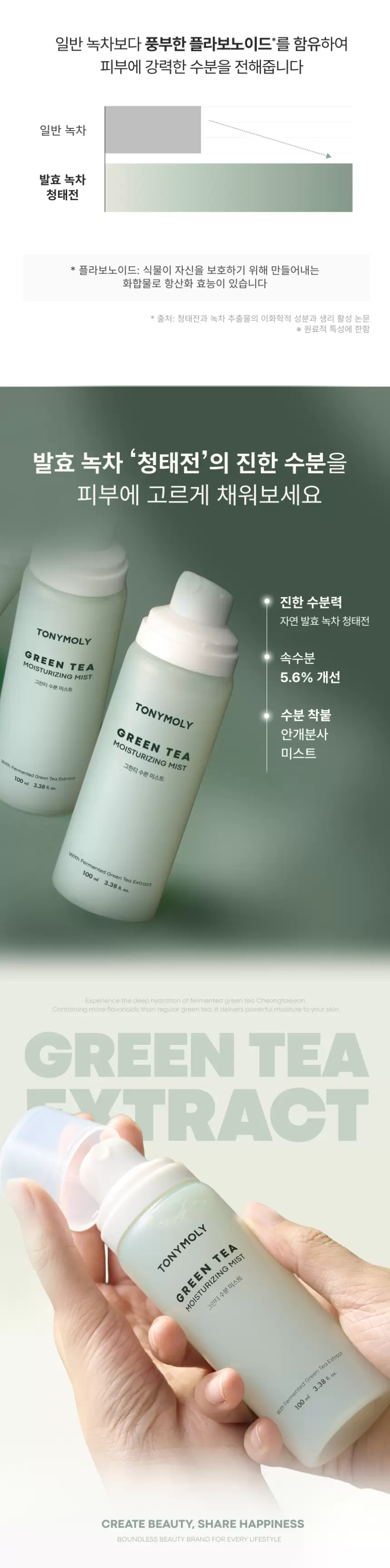 그린티 수분 미스트(green tea moisturizing mist)