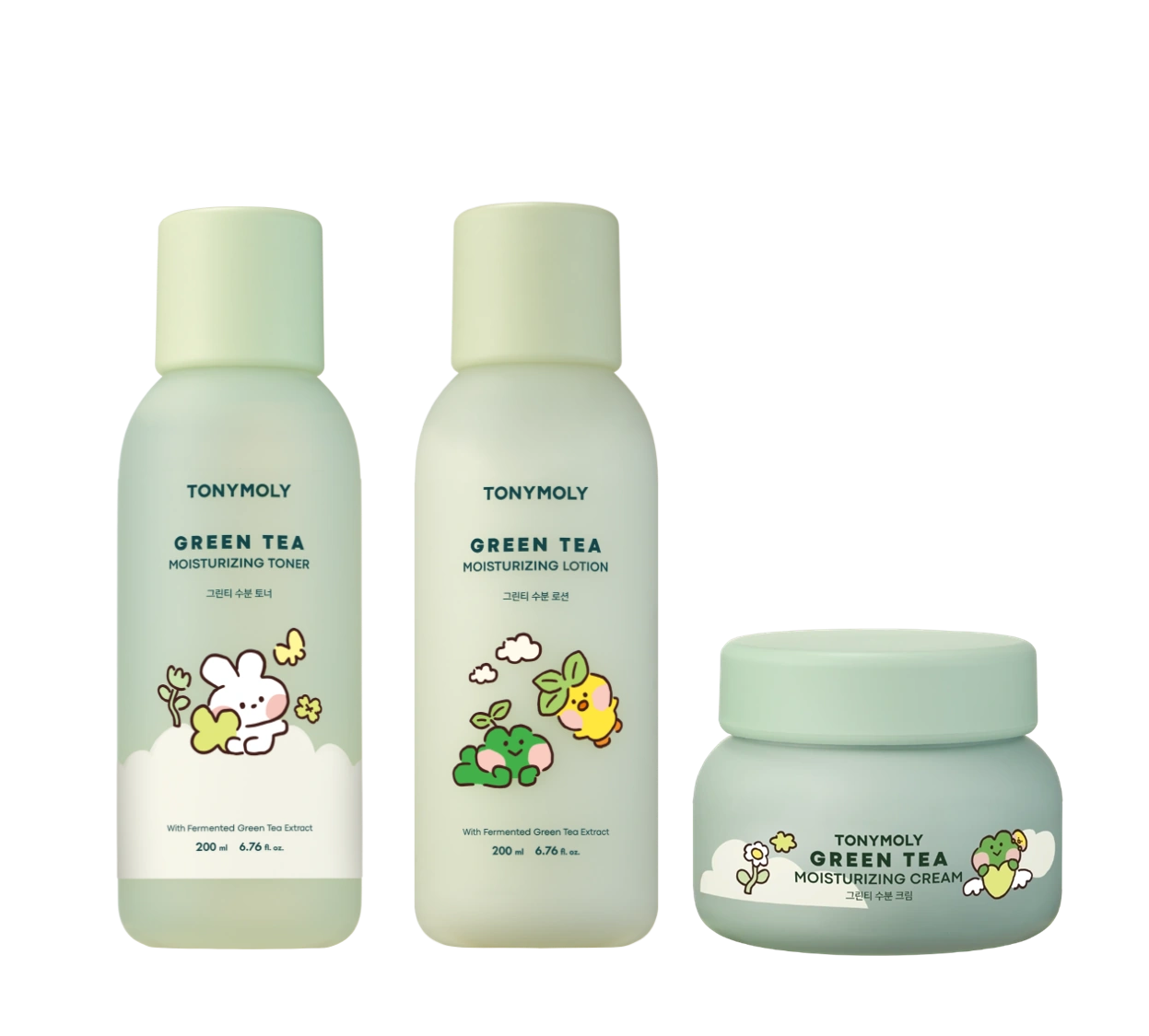 [미니니 세트💚] 미니니 그린티 토너+로션+수분크림100ml_