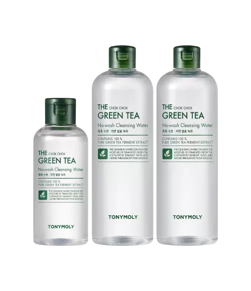 (3개 구성) 더 촉촉 그린티 노워시 클렌징워터 500ml 2개+ 300ml 1개 썸네일