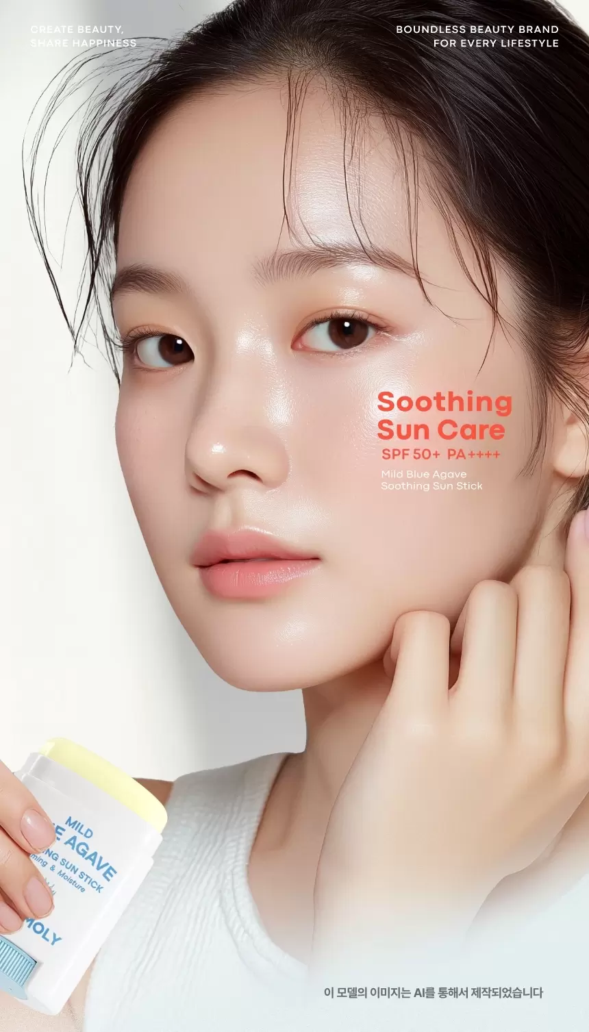 순한 블루아가베 수딩 선스틱(mild blue agave soothing sun stick)