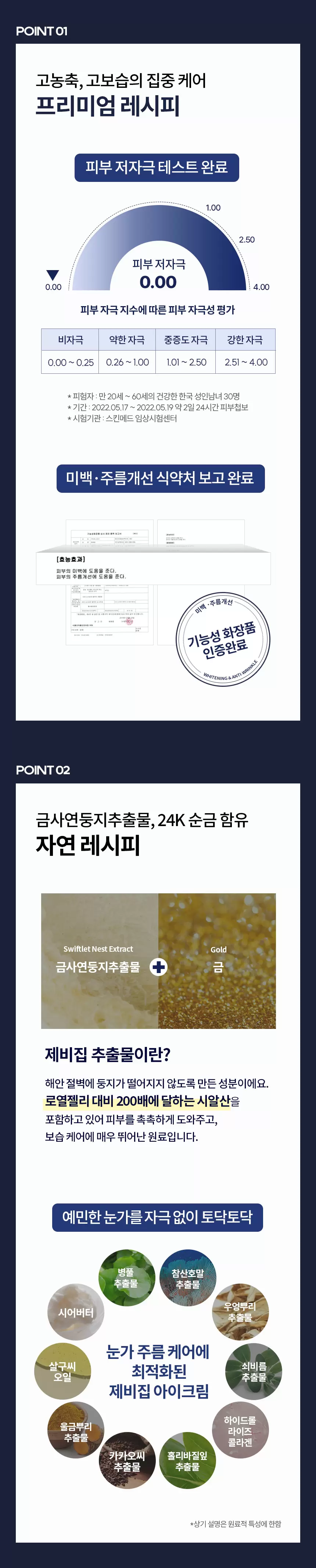 프리미엄 RX 제비집 아이크림(premium rx swallow nest eye cream)