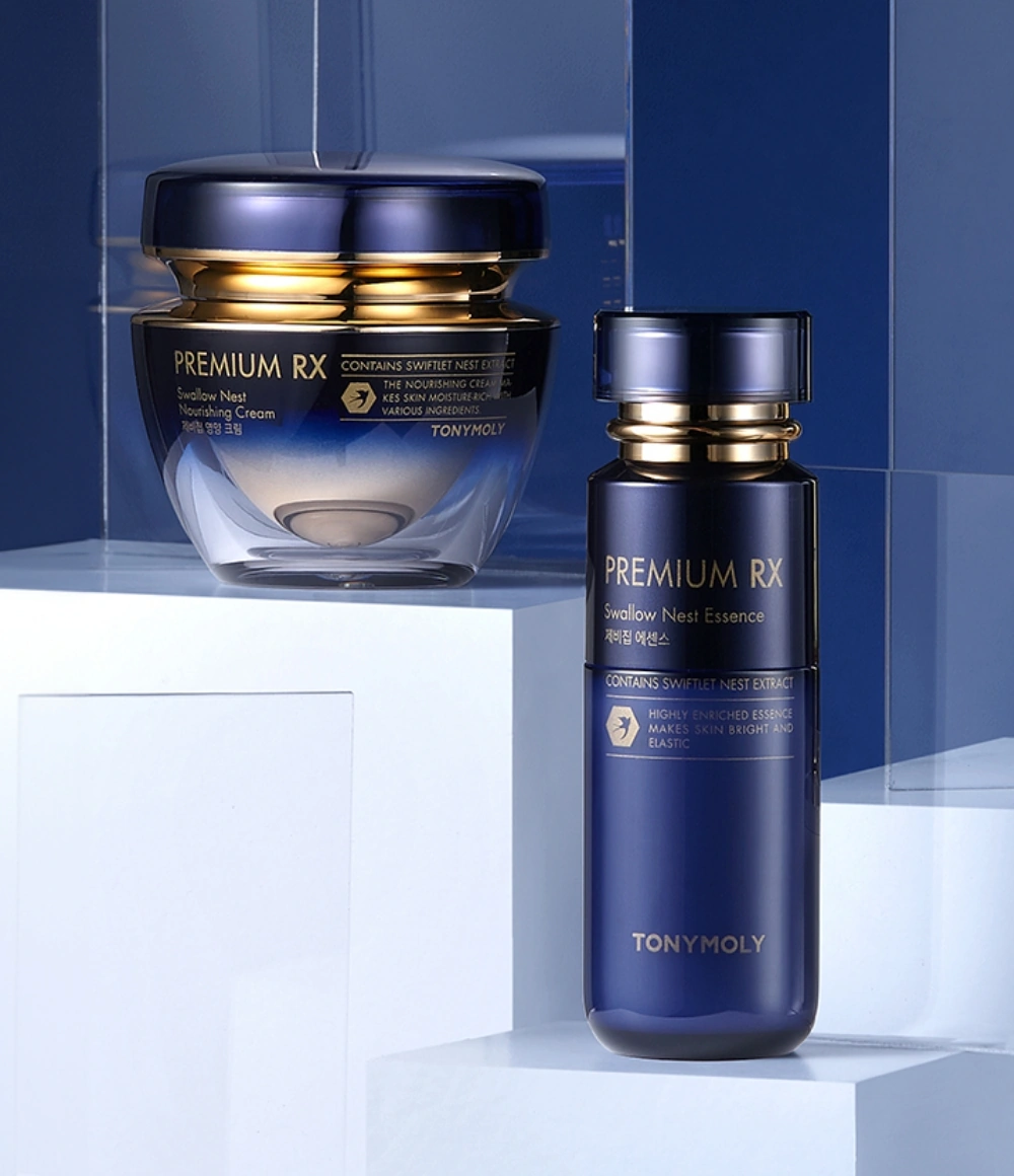 [공식몰 단독] 프리미엄 RX 제비집 에센스+영양크림 세트 연출 이미지