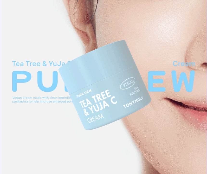 퓨어듀 티트리 앤 유자씨 생기 크림(pure dew teateree yuja c purifying cream)