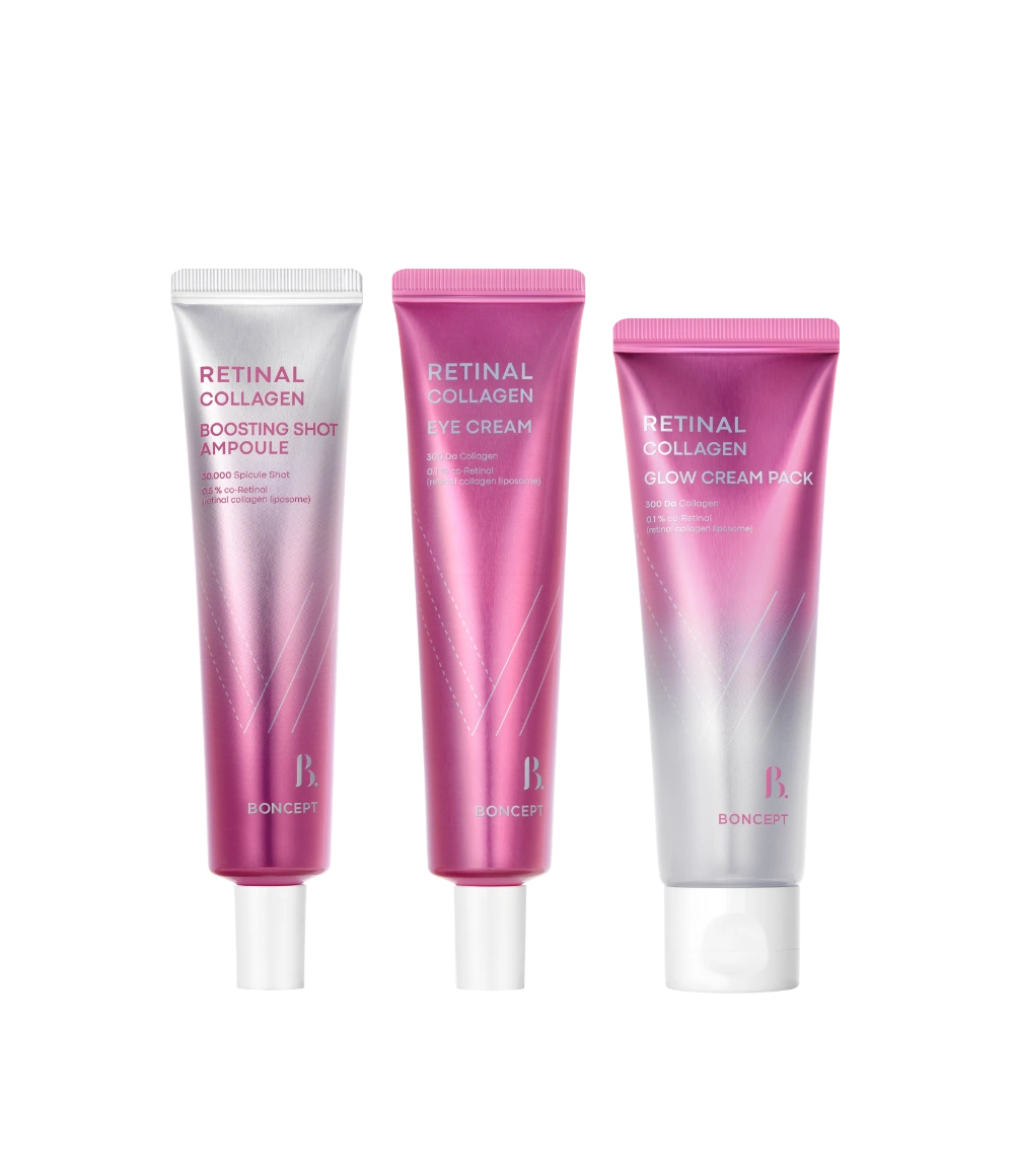 본셉 레티날 콜라겐 3종 세트 (앰플, 아이크림, 글로우팩) 상품 이미지