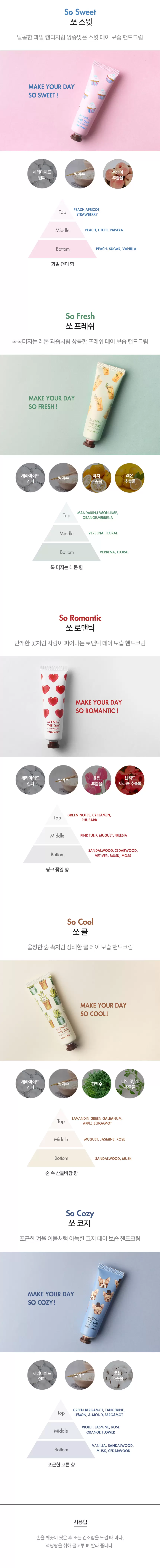 [임직원] 센트 오브 더 데이 핸드크림(scent of the day hand cream)