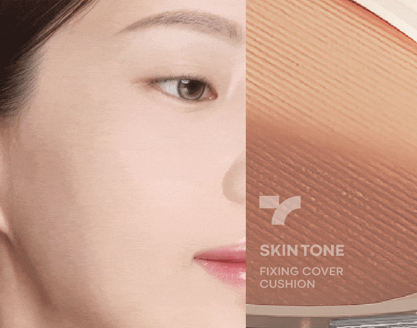 스킨톤 픽싱 커버 쿠션 세트 (본품+리필)(skin tone fixing cover cushion)