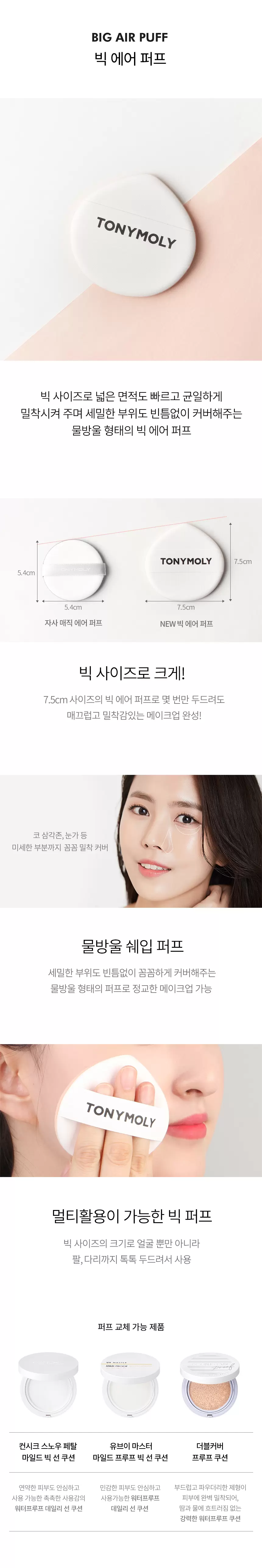 빅 에어 퍼프(tonymoly big air puff)
