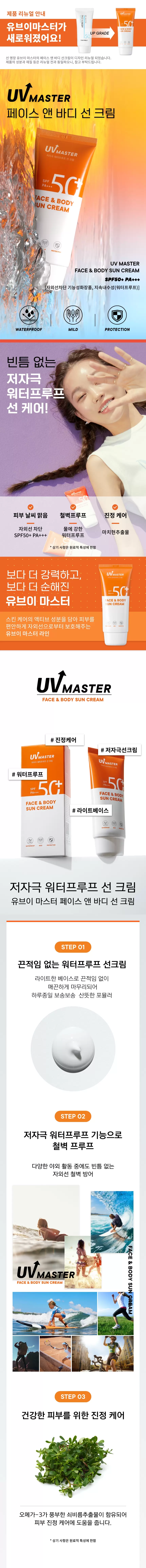 유브이 마스터 페이스 앤 바디 선크림(uv master face body sun cream)