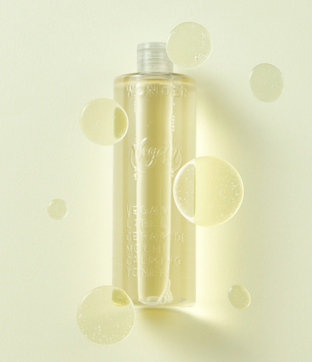 원더 비건 라벨 세라마이드 모찌 진정 토너 500ml (대용량) 상품 이미지1